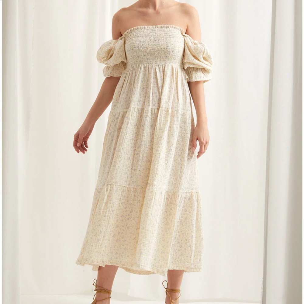 Nothing fits but Maternity Kiko Dress Floral Gauze